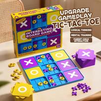 New Nine-Square Grid XO Tic-Tac-Toe Training Board to Develop Logical Thinking and Cognitive Skills for Children.