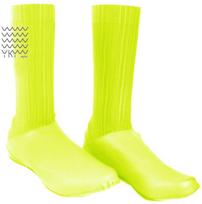 YKYWBIKE Unisex Mid-Calf Aero Cycling Shoe Covers - Windproof & Waterproof Medium (39-41) geltona