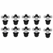 10Pcs POM Micro Sprinkler 1/2  Male Thread Misting Sprinkler  Greenhouse Humidification 1/2" Male Thread