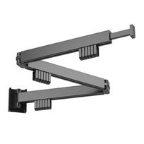 Foldable Wall Mounted Drying Rack Stainless Steel Clothes Hanger Space Saving Balcony Laundry Rod No Drilling Installation juoda