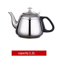 1.2L/1.5L/2L Nerūdijančio plieno arbatinukai su užplikymo filtru, didelės talpos, pastorintas arbatinukas, arbatos rinkinys, dujinis, indukcinis, namams, kempingui