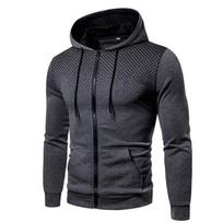 Men's Zip-up Casual Sports Fitness Hoodie - Autumn/Winter Collection Triple Extra Large tamsiai pilka spalva