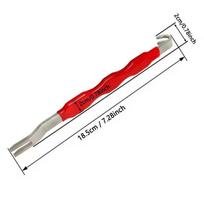 5pc/1pc Cer Electrical Terminal Connector Separator Removal Puller Tool Repair Line Tangent Oil Pipe Separation Pliers Anti-slip (RED,1pcs) raudona
