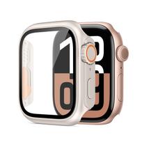 Screen Protector for Apple Watch Case 11 10 46mm 42mm Upgraded to Ultra PC Cover+Tempered Glass iWatch Series 10 11 Accessories 42mm Series 10 11