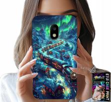 Etui Do Samsung Galaxy J5 2017 - Pociąg, Ekspres Świąteczny Wzory + Szkło