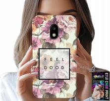 Etui Do Samsung Galaxy J5 2017 - Kwiatisty Wzór, Modne Damskie + Szkło