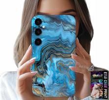 Etui Do Samsung Galaxy S23 Fe - Marmurkowe Wzory Obudowa Case + Folia