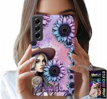 Etui Do Samsung Galaxy S22 Plus - Kobieta W Słonecznikach, Kobiece Wzory