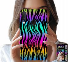 Etui Do Samsung Galaxy A20E - Abstrakcyjne Kolorowe Wzory Case + Folia
