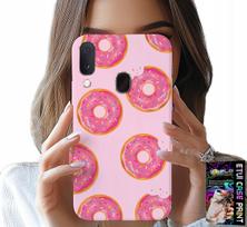 Etui Do Samsung Galaxy A20E - Wzór Z Pączkami Donatami Polewą Cukrową