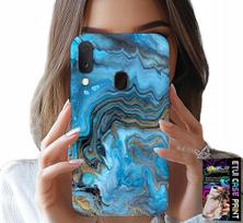Etui Do Samsung Galaxy A20E - Marmurkowe Wzory Obudowa Case + Folia