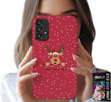 Etui Do Samsung Galaxy A23 5G - Świąteczny Renifer Mikołaj Święta +Szkło