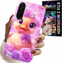 Etui Do Samsung Galaxy A26 5G - Słodka Kaczucha, Kaczka Na Różowym Tle