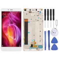 TFT skystųjų kristalų ekranas, skirtas Xiaomi Redmi Note 4 skaitmeniniam įrenginiui, visas komplektas su rėmeliu balta