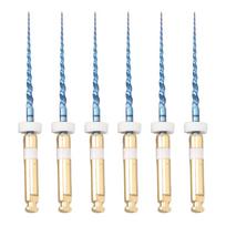 6 vnt. S2 endodontiniai dildės Didelio smailėjimo Profesionalios Nešiojamos Metalinės Endo Dildės Namams 1in 21mm / 0.83in