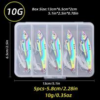 5 vnt. Metalinis vib tipo masalas 7-25 g Nuskęstantis suktukas Vibraciniai masalai Vibe Swimbait Bass Lydekų žvejybai Pesca masalų rinkinys as picture