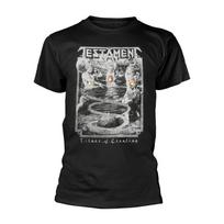 Testament Titans Of Creation Europe 2020 Tour Official Tee T-Shirt Mens Unisex XL