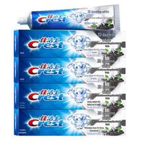 Crest 3D White Micro-Charcoal Toothpaste, 120g x 4 Tubes