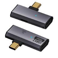 2 in 1 USB C Type C to USB3.2 10Gbps 100W Fast Charging Data Adapter OTG Cable Adapter for Phone Laptop Tablet pilka