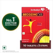 Dr. Reddy’s Becozinc G Multivitamin for Men & Women 30 Capsules Immunity Booster