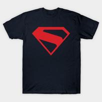 Men Black Print T-shirt Kingdom Come Hero No-Cut Transfer Paper Print Cotton Tshirt S tamsiai mėlyna