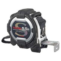 Tajima G3 Stenlock 25 Išgaubtas nerūdijančio plieno x G3SL2555BL Matavimo juosta, 5,5m 25mm, balta