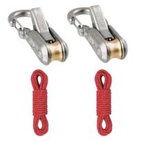 2/4/6-Pack Paracord Adjusters Rope Tightening Tool & Tensioner for Camping