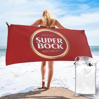 Super bock Paplūdimio rankšluostis Minkštas mikropluošto Greitai džiūstantis Sugeriantis Greiti rankšluosčiai voniai W30*H60(CM)