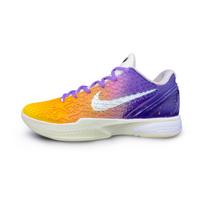Nike Zoom Kobe 6 Protro 'All Star 2.0' Abrasion Resistant Slip Resistant Low top Basketball Shoes Men's Yellow Purple FQ3546-100(Team258-) 42
