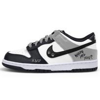 Nike Dunk Low top Skateboard Shoes Unisex Black DD1391-100(Team-) 42