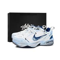 Nike Air Monarch 4 Low top Chunky Sneakers Unisex Blue White 415445-102(Team1237--BOX) 40.5