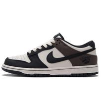 Nike Dunk Abrasion Resistant Low top Skateboard Shoes Unisex Black Brown HF5441-100(Team734-) 40.5