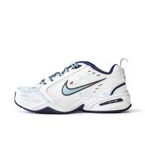 Nike Air Monarch 4 Slip Resistant Abrasion Resistant Low top Chunky Sneakers Unisex White Blue 415445-102(Team354-) 41