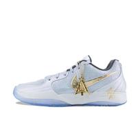 Nike Ja Morant 2 Cushioning Slip Resistant Abrasion Resistant Low top Basketball Shoes Men's White Gold FZ1516-001(Team626-) 40