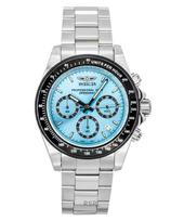 Invicta Speedway Chronograph Stainless Steel Turquoise Dial Quartz Diver's 15589 200M Men's Watch turkis