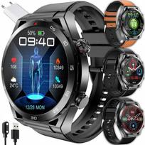 Smartwatch Zegarek Męski Glukoza Pomiar Cukru Ekg Ciśnienie Menu Polskie