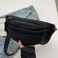New Women's Crossbody Chest Bag Nyl Cloth Male Large Capacity Versatile Ins Waist Bags Casual Simple Travel Chest Bags (30cm<Max Length<50cm) juoda