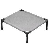 Patogi augintinio stovyklavimo lova Kvėpuojantis tinklelis Katės sofos lova Universali augintinio vėsi lizdavietė Lauko stovyklavimas 35x40x12cm-Dark Grey