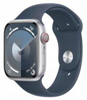 Apple Watch Series 9 Gps 45 Mm Oled Wi-Fi Nfc Wodoodporność 5 Atm Silver