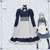 Hetalia Belarus Natasha Maid Cosplay Lolita Outfit XXL