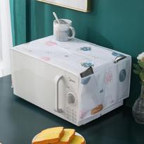 Cotton Linen Microwave Oven Dust Cover - Waterproof & Oilproof 85*34 cm