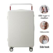 20  Spinner Luggage with Wide Pull Rod, Silent Wheels & Drop-Resistant Password Lock - Student Edition 20-inch balta