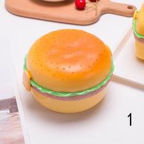 Hamburgerių pietų dėžutė Vaikų bento dėžutė Maisto indelis Kūrybiška burgerių pietų dėžutė 1