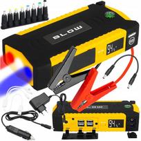 Jump Starter Rozruch Booster Powerbank Mocny Latarka Młotek Zestaw 16800Mah