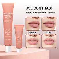 Facial Hair Removal Cream Set, Soothing Lotion And Scraper, Gentle Hair Removal Set, Are Suitable For Removing Hair From The Upper Lip. one size balta