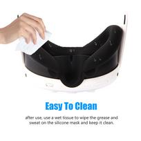 Meta Quest 3 Skin-Friendly Washable Silicone Face Cover - Easy Bracket Fit juoda
