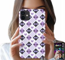 Etui Do Iphone 12 Mini - Modne Serca Kokardki Kokarda + Szkło