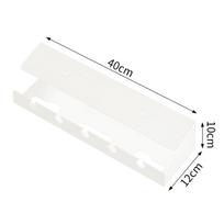 Under-Desk No-Drill Cable Management Organizer & Concealment Tray balta