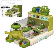 Electric Crocodile Table Games Pinball Shooting Machine Children's Education Puzzle Toys for Boys Girls Children's Day Gifts