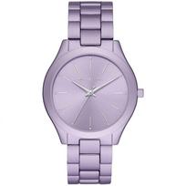 Michael Kors MK4540 Slim Runway Three-Hand Ladies Watch 42mm violetinė